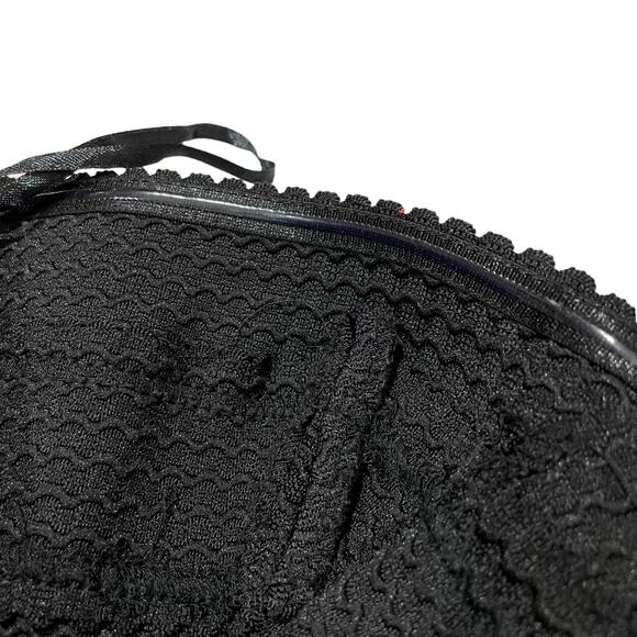 Sans Souci Fit and Flare Structured Strapless Dress - Black/Gold - Medium - Picture 10 of 16